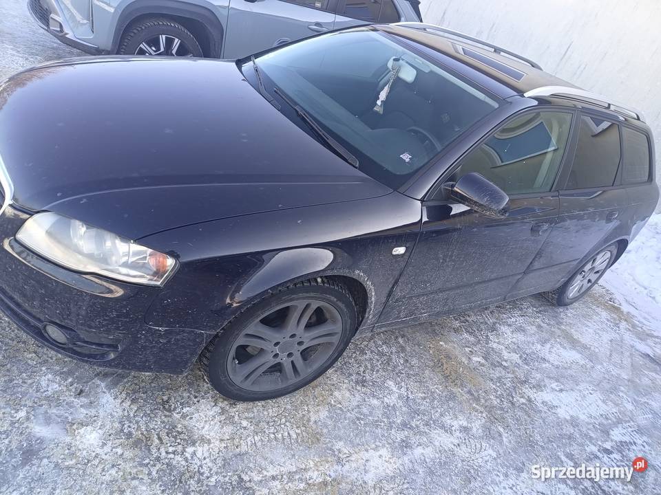 Audi a4b7 uszkodzony silnik Samochody osobowe lubelskie Terespol sprzedam