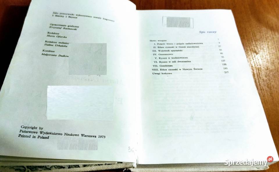 Ethos rycerski i jego odmiany Maria Ossowska literaturoznawstwo