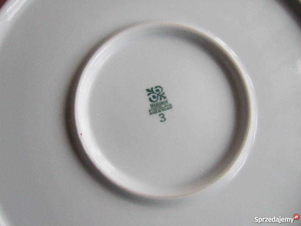 Talerz patera półmisek porcelana 32 2 Włocławek wielokolorowy Łódź