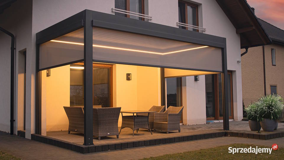 Pergola tarasowa z dachem lamelowym Pozostałe mazowieckie Płock