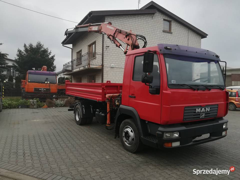 man 12180 wywrotka z hdsem diesel wielkopolskie Ostrzeszów