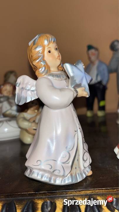 Figurka Goebel Aniołek z gwiazdą Annual Angel Z pomorskie Gdańsk