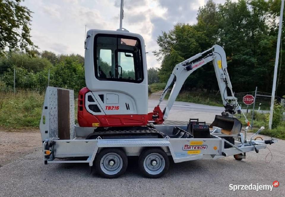 Takeuchi TB216 z przyczepą 16 lubelskie Lublin