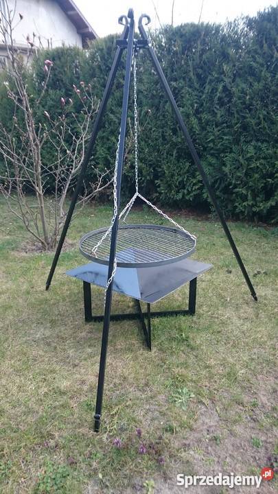 Grill kuty na trójnogu z rusztem 60palenisko Częstochowa sprzedam