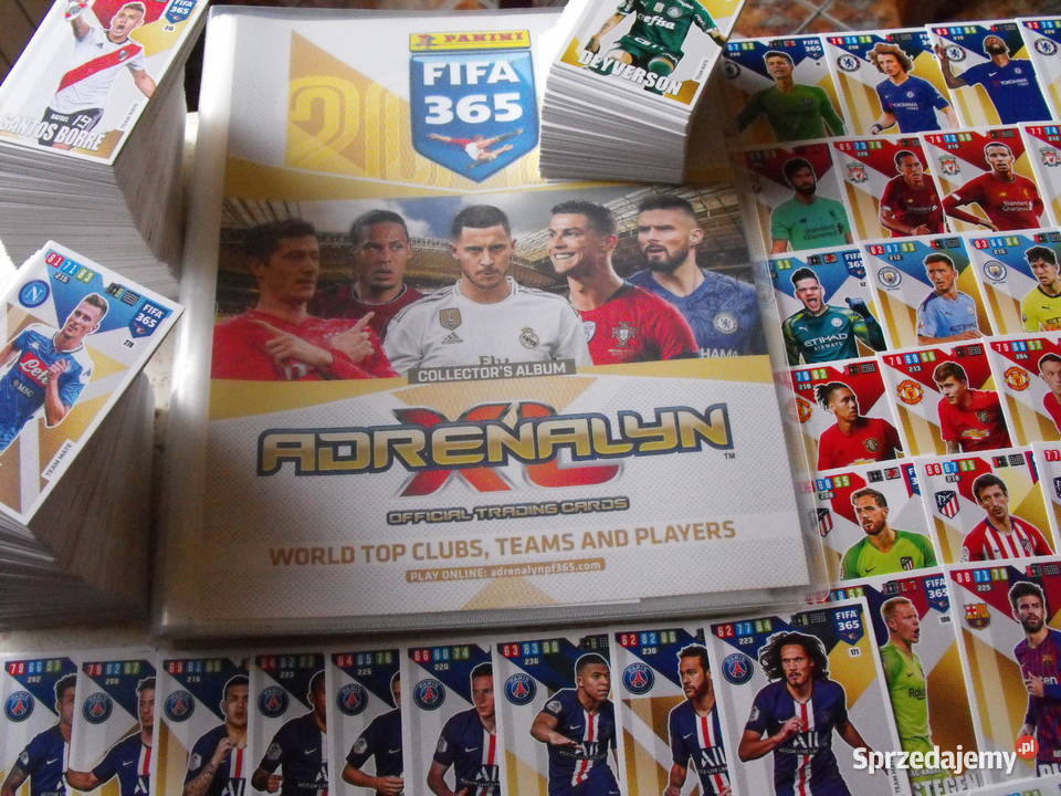 Zestaw kart z FIFA 365 v 2020 komplet 216 kart i Mykanów