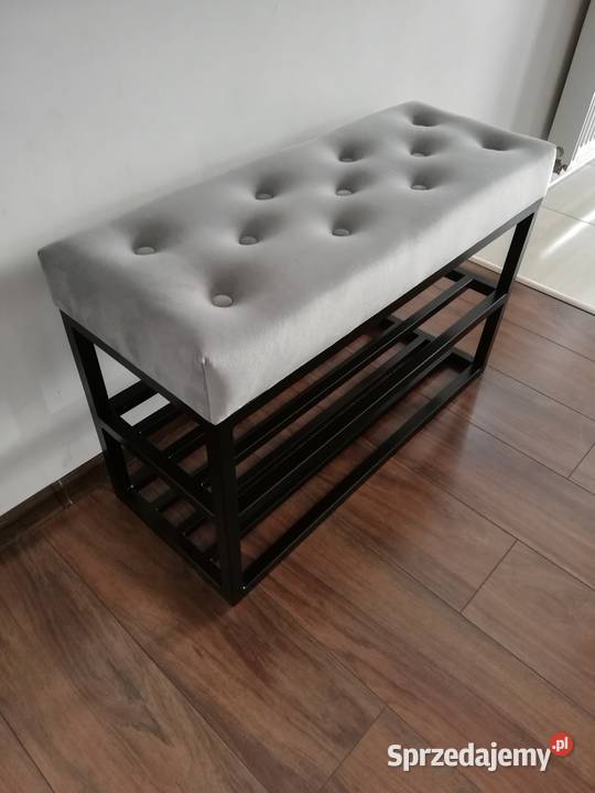 ŁŁawka ławeczka pufa LOFT industrial przedpokój Stara Kakawa