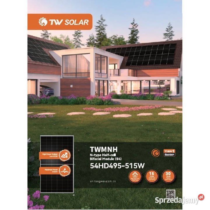 PALETA 36 Moduł fotowoltaiczny TW Solar 500W