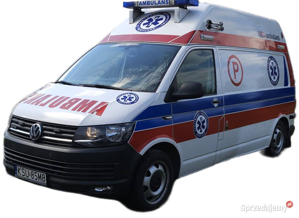 4x4 ambulans karetka Volkswagen Transporter T6 diesel Biskupiec