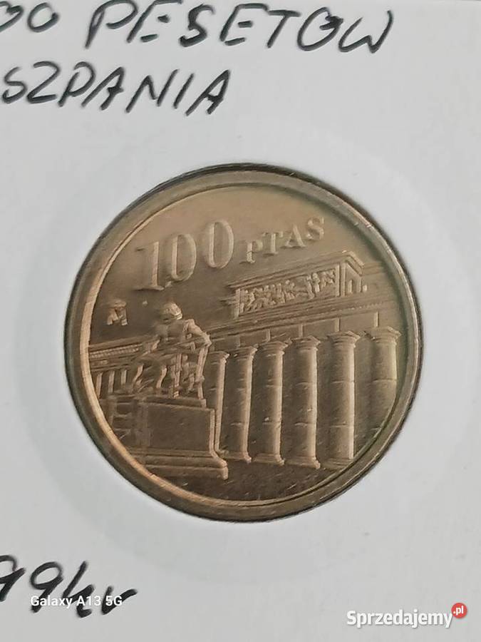 100 Pesetów Hiszpania 1994 r Konin sprzedam