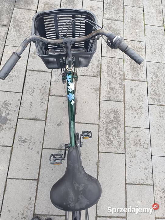Rower miejski 28 z koszykiem i bagażnikiem stan Miejskie Pleśna sprzedam