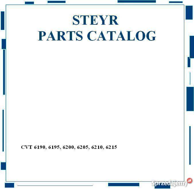 Steyr CVT 6190 6195 6200 6205 6210 6215 katalog świętokrzyskie