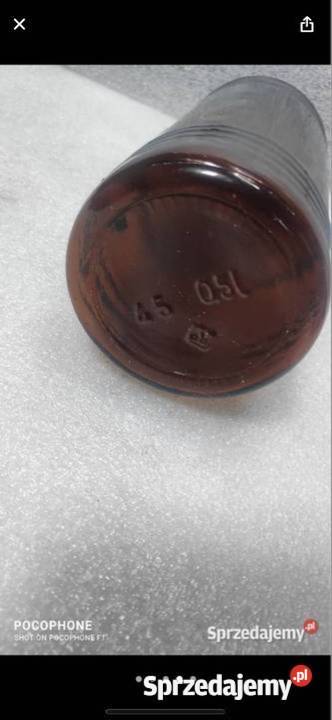 Stara butelka kolekcjonerska czasy PRL Gliwice