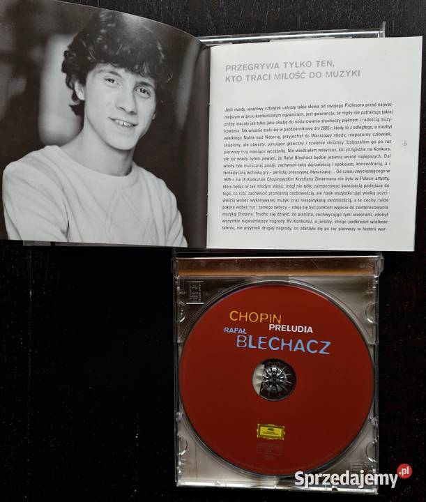 CHOPIN PRELUDIA Rafał Blechacz CD 2007 Deutsche Płyty i kasety Warszawa