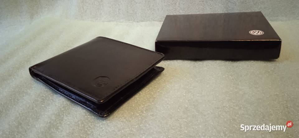 Portfel VOLKSWAGEN Skórzany Czarny VW Zielona Góra