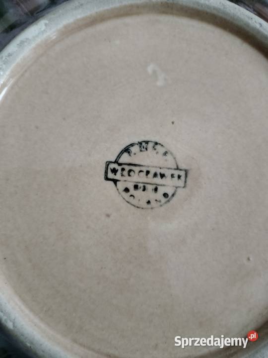 Patera szkliwiona Włocławek rzadka Choszczno