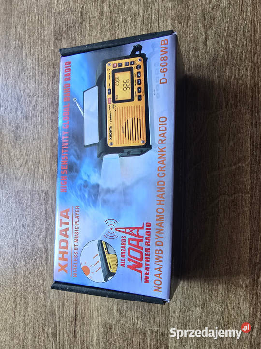 XHDATA D608WB Super Radio Awaryjne Solar Korba Tarnów