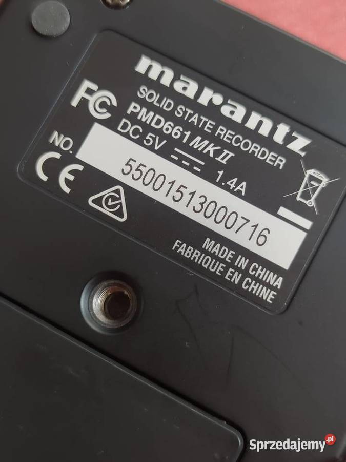 Marantz PMD661 MKII professional dyktafon Pozostałe Świdwin