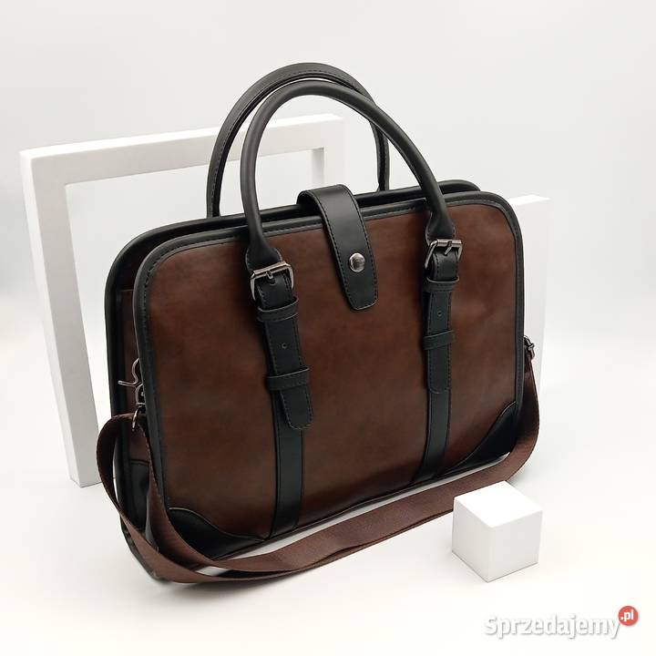 Teczka aktówka torba biznesowa skórzana na ramie Na ramię  Zawiercie