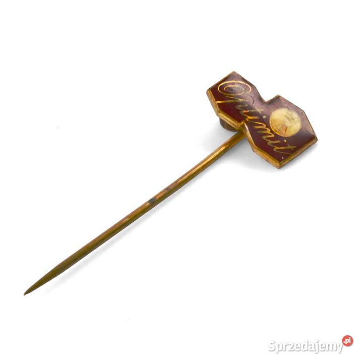 Optimit 15 Metal Przypinka Socrealizm Szczecin