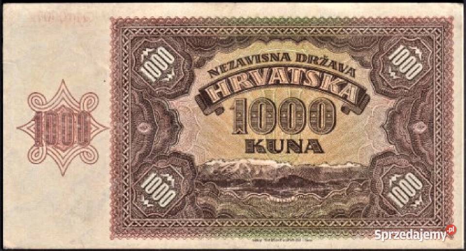 CHORWACJA 19411000 kuna EF wysyłka Człuchów