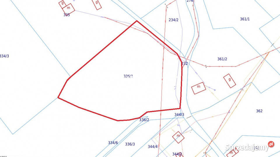 Grunt Poręba Żegoty 8900m2 80zł/m2