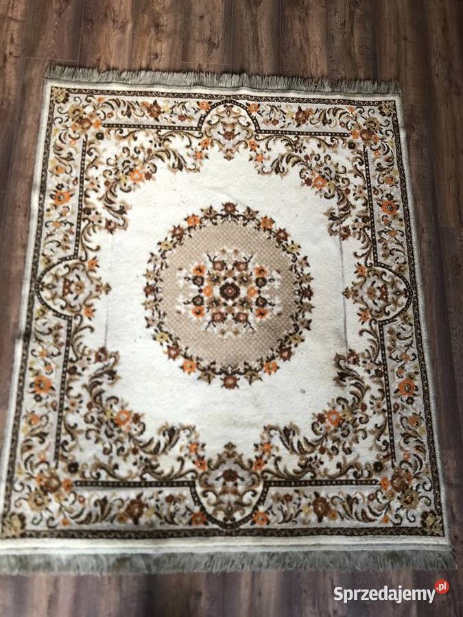 Duży gobelin a może mały dywan PRL lata 7080 Tkaniny Kraków