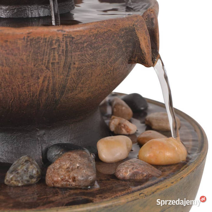 Fontanna pokojowa z pompą żywica poliestrowa