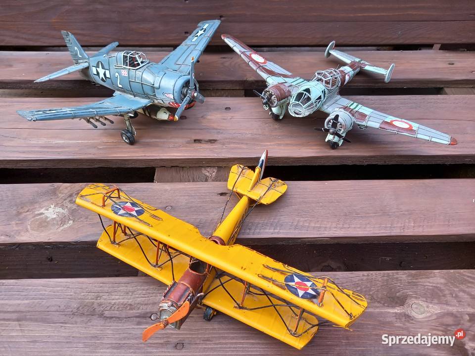 Kolekcjonerski metalowy model samolotu Vought Warszawa sprzedam