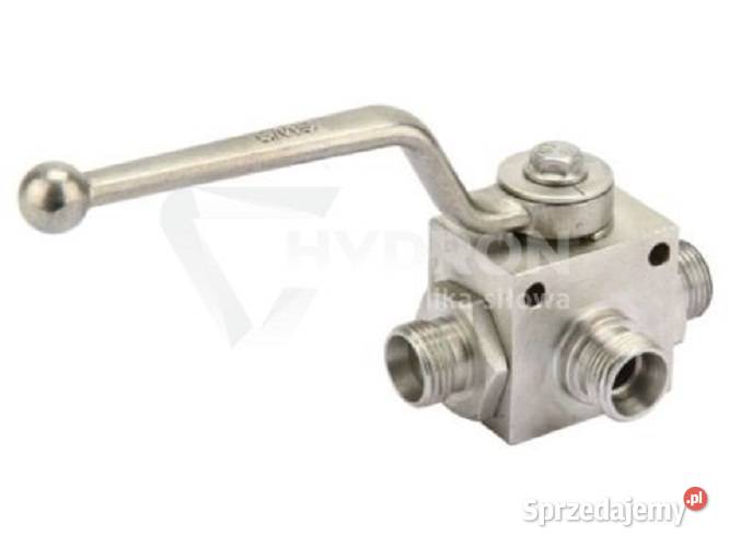 Zawór kulowy trójdrożny BK3 M22X15 500BAR 15L sprzedam