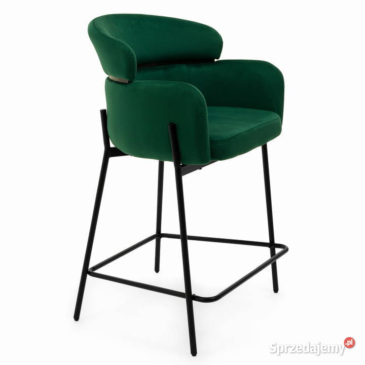 Hoker Tapicerowany Bolzano Butelkowa Zieleń Tarchały Małe