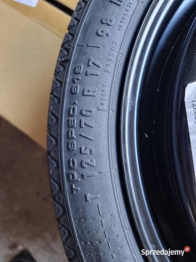 Koło dojazdowe Opel 17 Koła dojazdowe lubelskie Lublin sprzedam