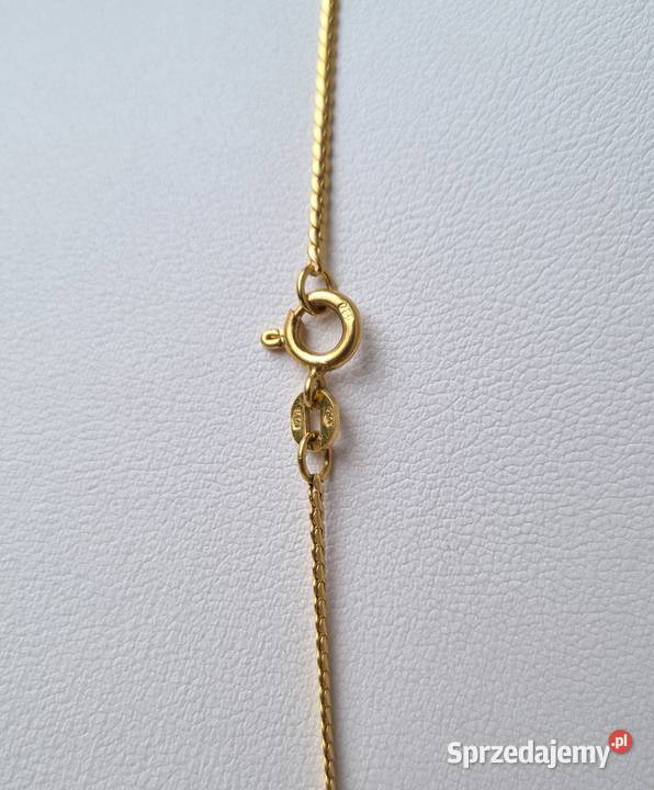 Złoty łańcuszek próba 75018k Długość 60 540 Waga