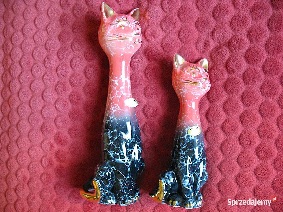 Kot z porcelany Figurka Italia 25 x 10 mazowieckie Siedlce