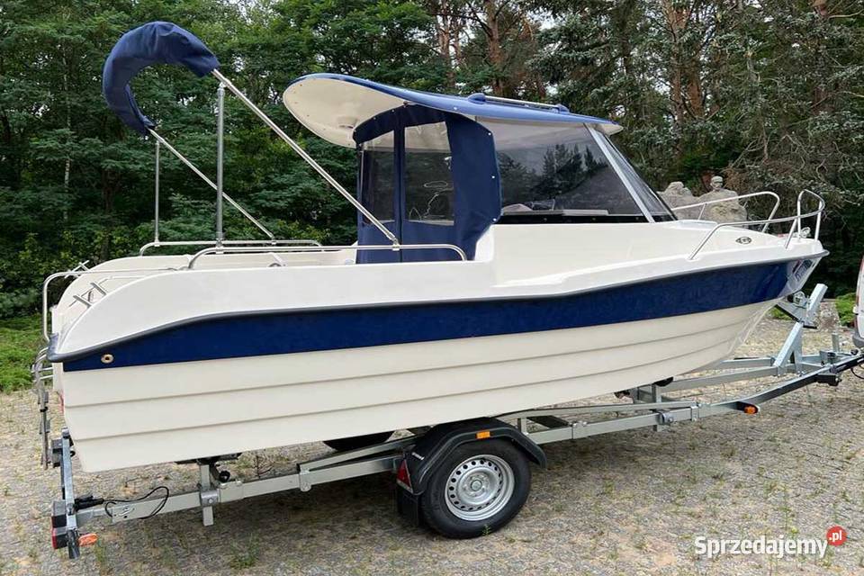 ŁÓDZ MOTOROWA PILOTHOUSE 540 Z PRZYCZEPĄ DMC1000 Wrocław