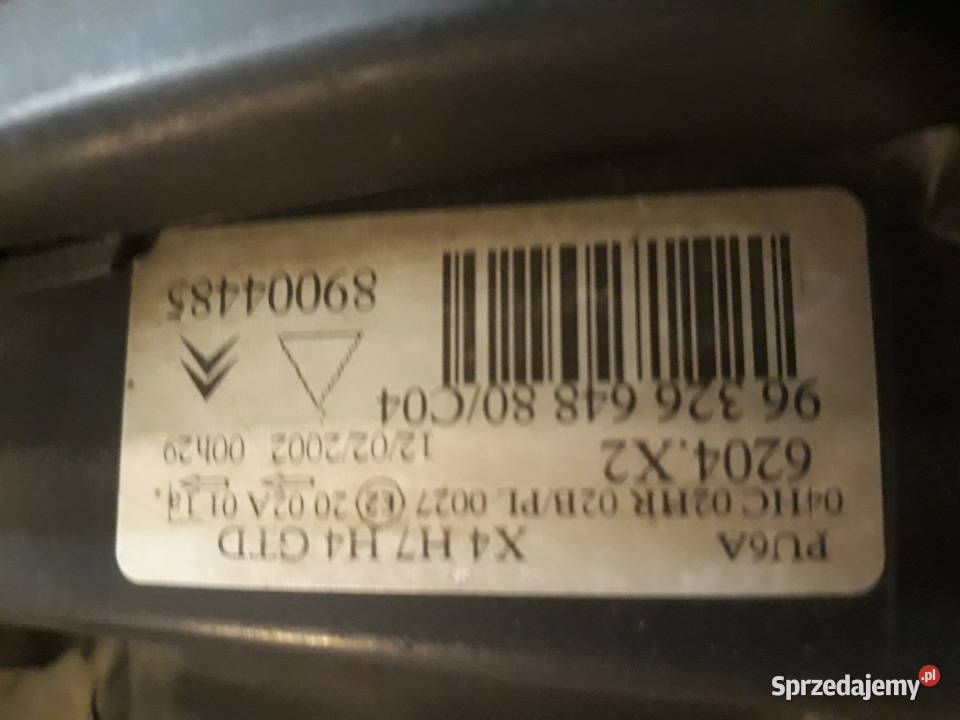 Lampa Przód Przednia Lewa z Citroen C5 kombi Oświetlenie Białystok