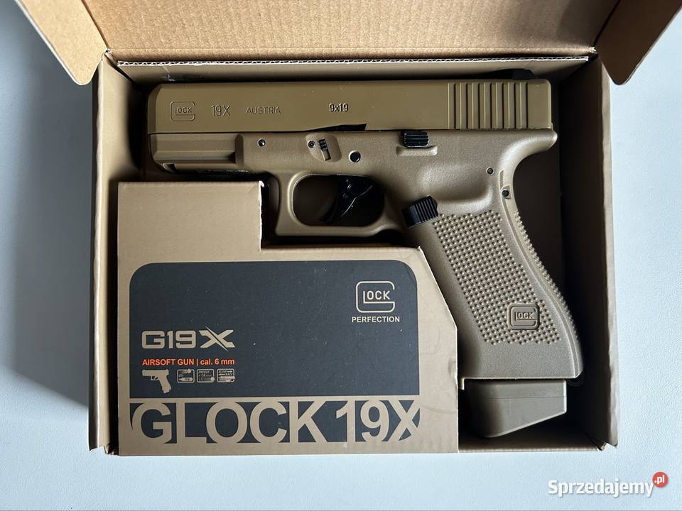 Glock 19X Umarex 6 mm BB CO blowback Sport i Wypoczynek
