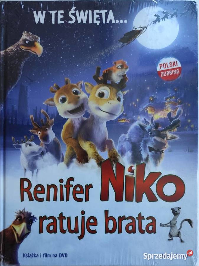 Renifer Niko Ratuje Brata Książka Film DVD Warszawa