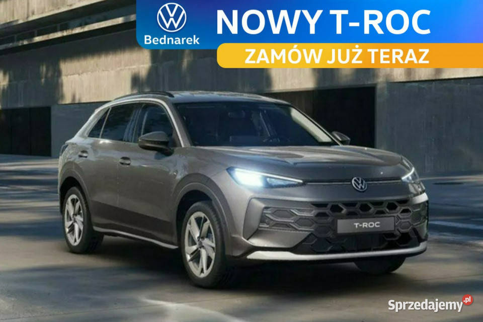 Volkswagen TRoc Wersja Life 15 eTSI 116 DSG pełny VAT Łódź