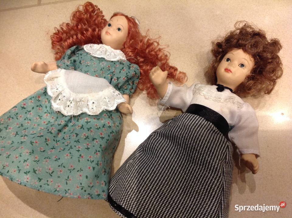 Laleczka Lalka Porcelanowa STARA 2 wielokolorowy Dekoracje i ozdoby lubuskie Nowa Sól