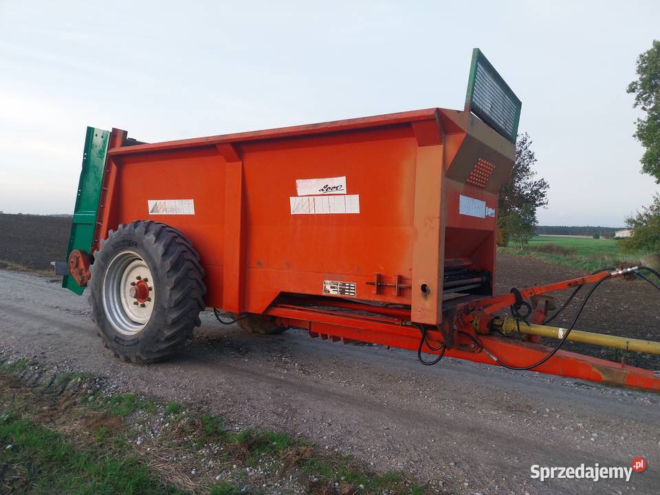 Rozrzutnik obornika agrimat 75t jeantil 106 nieuszkodzony Rozrzutniki obornika Brodnica