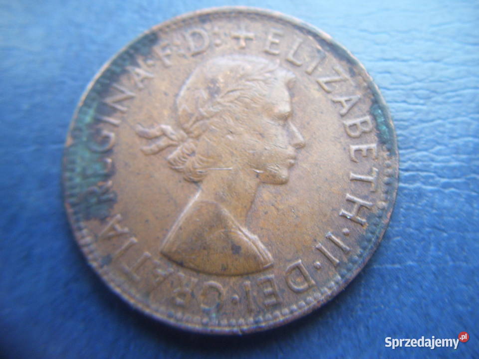 Stare monety 1 pens 1963 Australia Numizmatyka