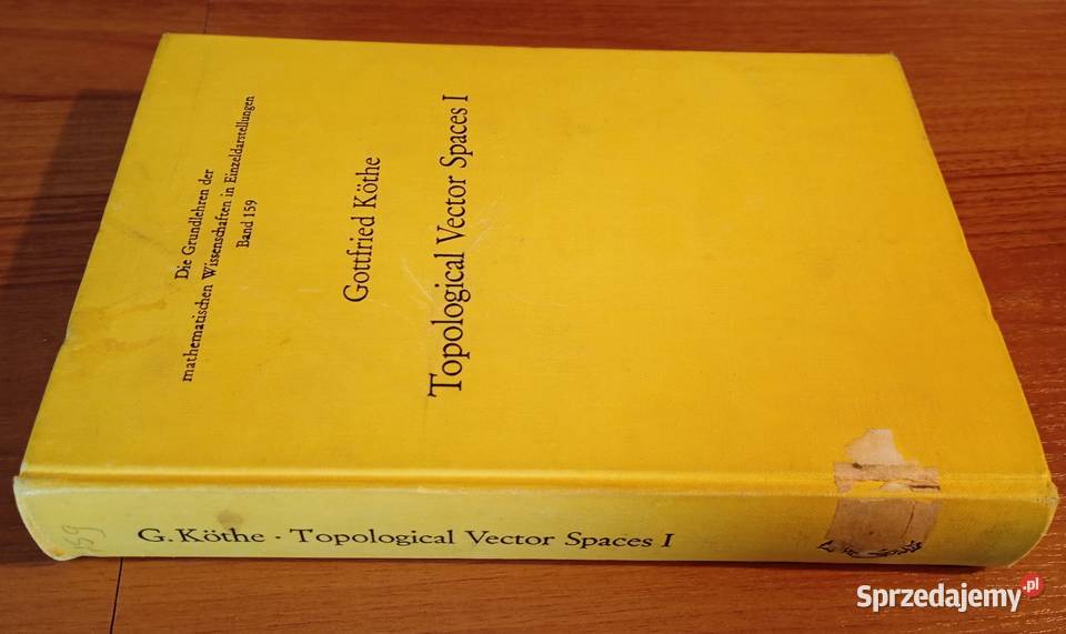 Topological vector spaces 1 Gottfried Kthe