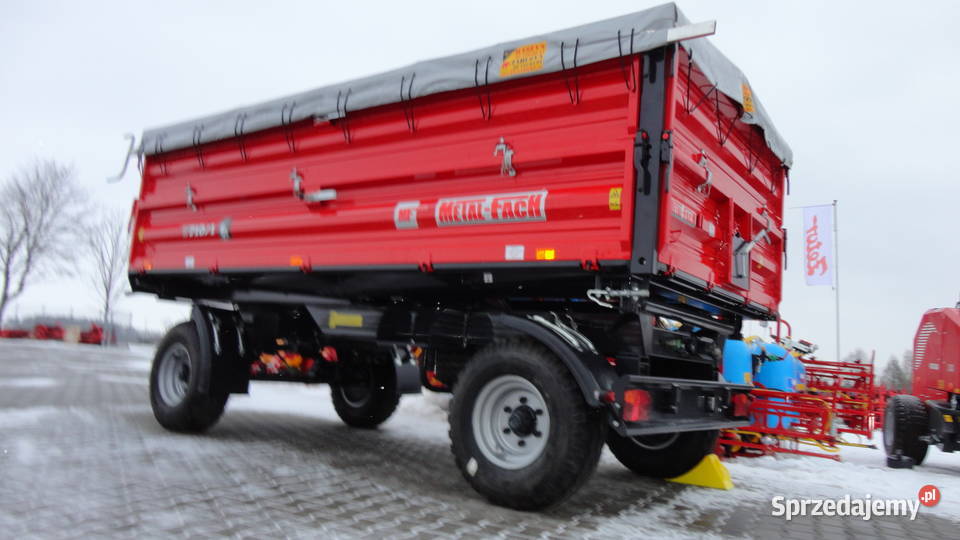 Przyczepa Metal Fach 6 ton T7101 ew 8 10 12 14t Przyczepy rolnicze Jarocin sprzedam