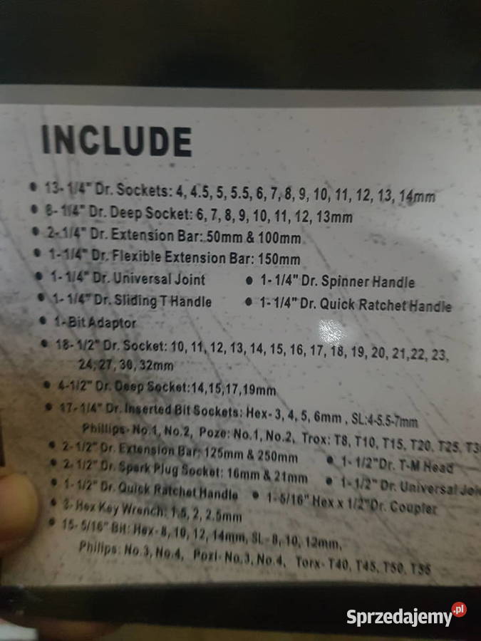 ZESTAW KLUCZY NASADOWYCH CHAMPION 94 ELEM Głogowa