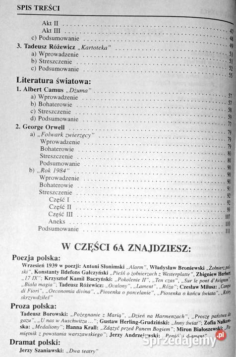 Ściąga 6b Polska literatura współczesna 1956 lubelskie Chełm