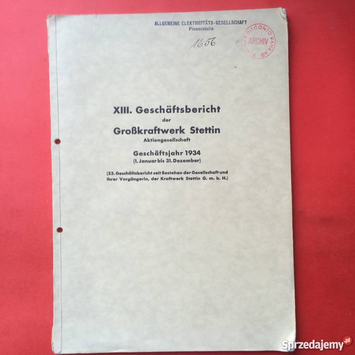 874 Kraftwerk Stettin Firmy Szczecina zachodniopomorskie Szczecin sprzedam