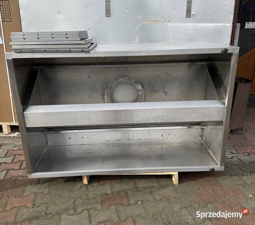 Okap gastronomiczny z łapaczami tłuszczu Słupia Kapitulna