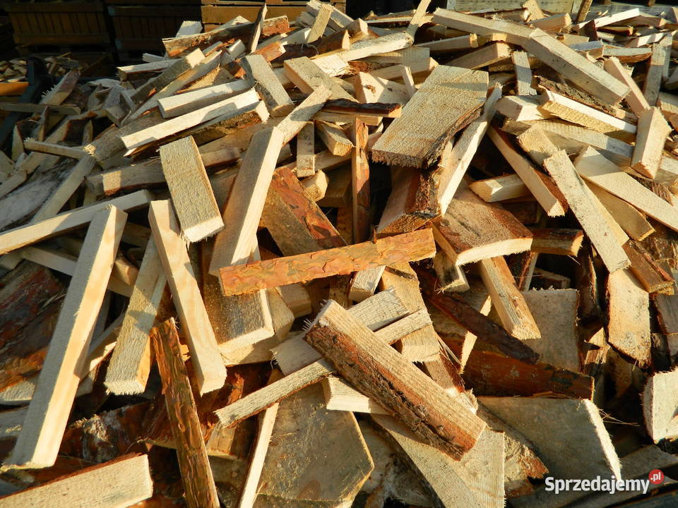 Opał pocięta zrzyna sosnowa drewno rozpałka Baciki Bliższe