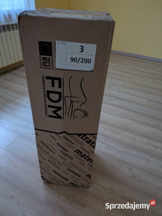 Nowy materac kieszeniowy 90x200 wygodny FDM wielkopolskie