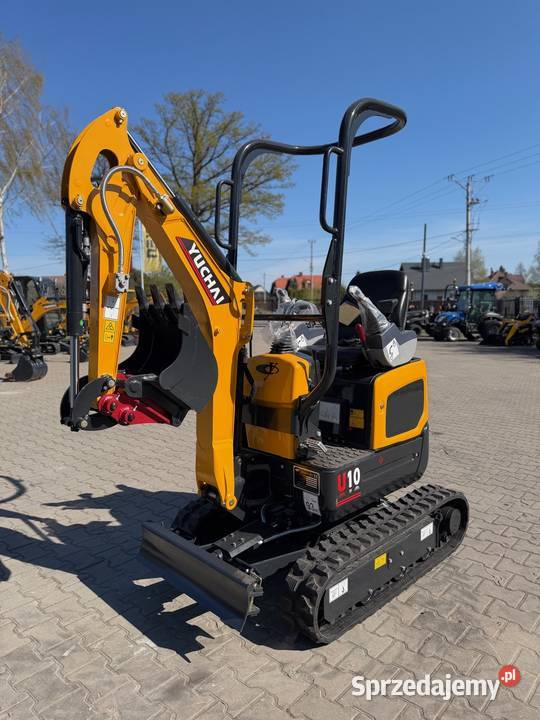 Minikoparka YUCHAI U10 silnik KUBOTA hydraulika Rok produkcji 2026 Koparki Halinów sprzedam